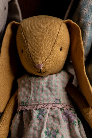 Maileg Bunny Size 2 Dusty Yellow Dress