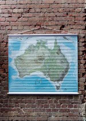 Milligram Studio Australia Wall Map 1.4 x 1.1m