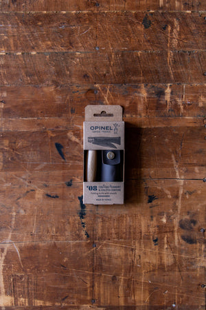 Opinel N°08 Stainless Steel Knife + Sheath Set