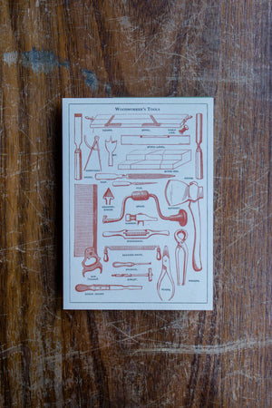 The Pattern Book Press Woodworker's Tools Card