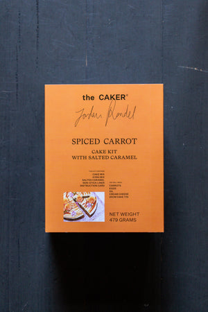 The Caker Spiced Carrot Salted Caramel Cake Kit