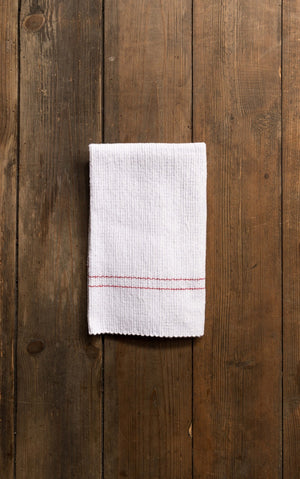 Household Cloth Red Stripe