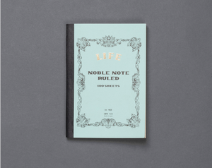 LIFE Stationery Noble Note Ruled (Light Blue)