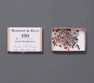 Merchant & Mills Glass Headed Pins 100
