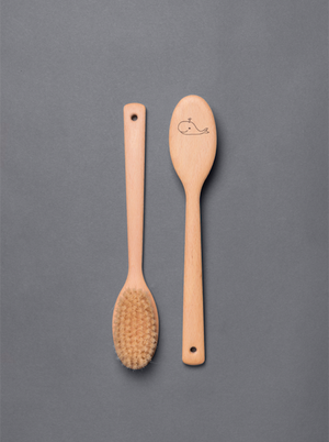 Redecker Children's Bath Brush Whale