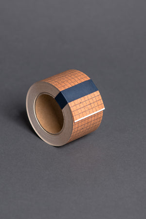 Classiky Grid Kraft Paper Tapes - 45mm