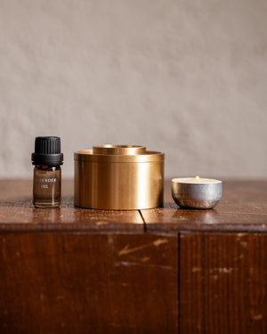 Addition Studio Asteroid Oil Burner Brass