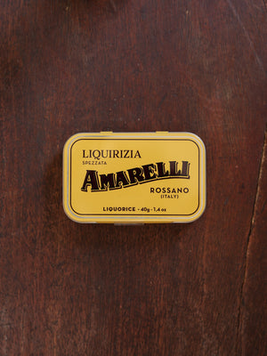 Amarelli Oro Pure Liquorice in Tin (Yellow) - 40g