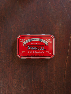 Amarelli Rossano Pure Liquorice Tin (Red) - 40g