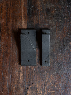 Anchor Ceramics SWITCH Wall Hook Satin Charcoal (PAIR)