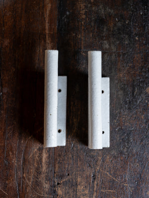 Anchor Ceramics Wall Hook Speckled White (PAIR)