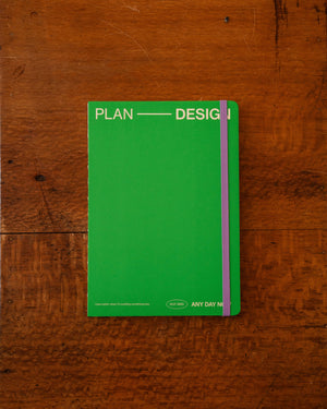 Any Day Now Open Bound Notebook A5 Dot Grid