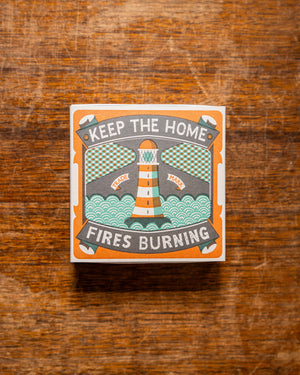 Archivist Home Fire Matches in Square Matchbox