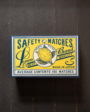Archivist Lemon Giant Matches In Giant Matchbox