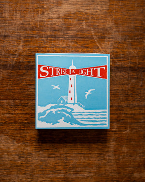Archivist Lighthouse Matches in Square Matchbox