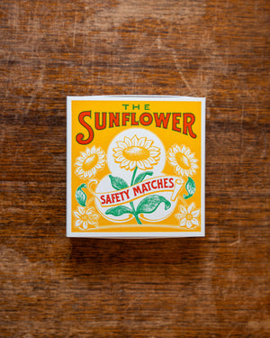 Archivist Sunflower Matches in Square Matches