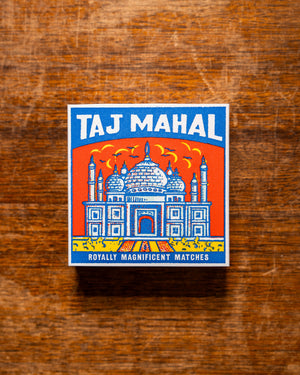 Archivist Taj Mahal Matches in Square Matchbox