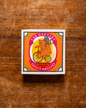 Archivist The Cyclist Matches in Square Matchbox