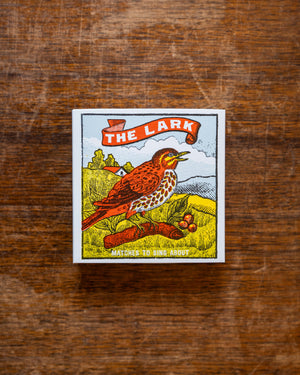 Archivist The Lark Matches in Square Matchbox
