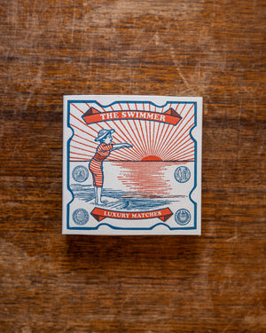 Archivist The Swimmer Matches in Square Matchbox