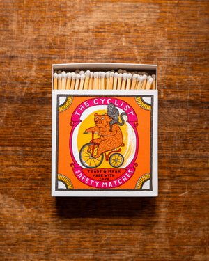 Archivist The Cyclist Matches in Square Matchbox