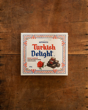 Authentic Turkish Delight Rose with Dark Chocolate 200g