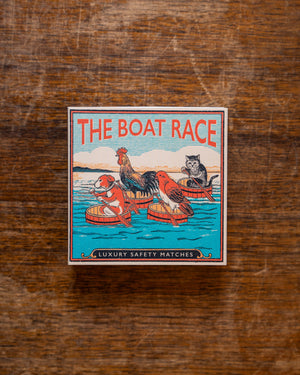 Archivist Boat Race Matches in Square Matchbox