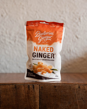 Buderim Ginger Naked Ginger Deliciously Uncrystallised 175G