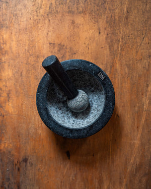 David Mellor Black Granite Pestle & Mortar Medium
