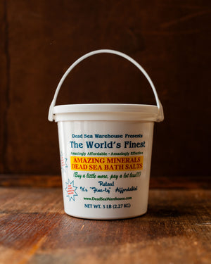Dead Sea Bath Salts Bucket 2.27Kg