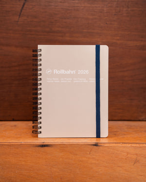 Delfonics 2026 Diary Rollbahn B6 Greige