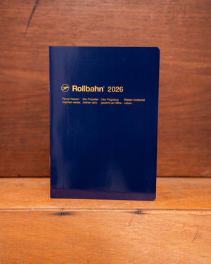 Delfonics 2026 Diary Rollbahn Notebook A5 Dark Blue