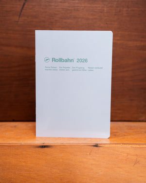 Delfonics 2026 Diary Rollbahn Slim Notebook A5 Light Blue