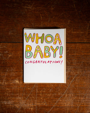 Egg Press Whoa Baby Card