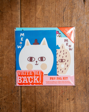 Egg Press Write me Back Pen Pal Kit Meow Kitty