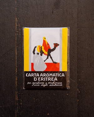 Aromatic Paper Booklet Of Eritrea Yellow