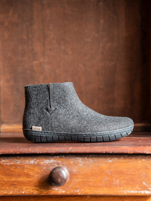 Glerups Wool The Black Rubber Boot