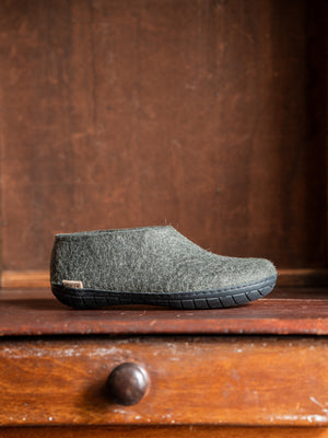 Glerups Wool The Black Rubber Shoe