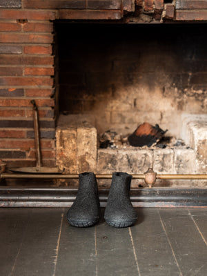 Glerups Wool The Black Rubber Boot