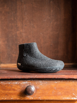 Glerups Wool The Black Rubber Boot