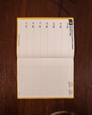 Hightide 2026 Diary Minute Manager A5 Yellow