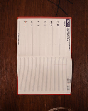 Hightide 2026 Diary Minute Manager A5 Red