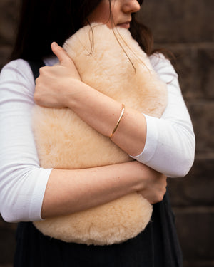 Hottie Co Sheepskin Hot Water Bottle