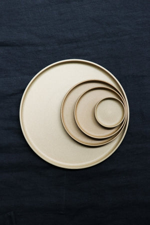 Hasami Porcelain Plate Lid Natural