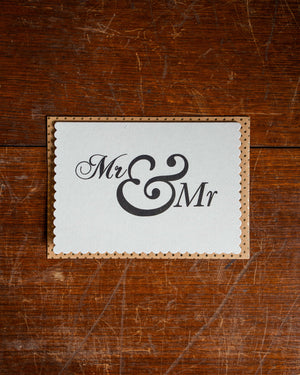 Katie Leamon Card Luxe Mr and Mr