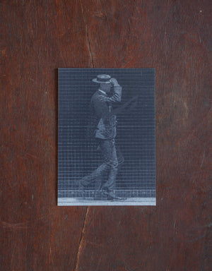 Lenticular Muybridge Man with Hat