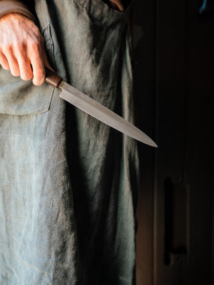 Lowe RE-Honed Kitchen Knife #05 - Ringed Gidgee