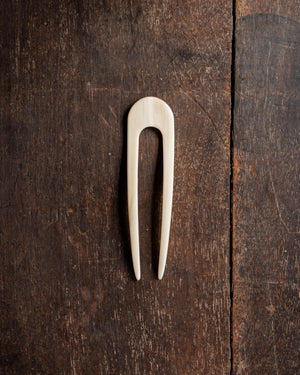 Machete French Hair Pin Alabaster