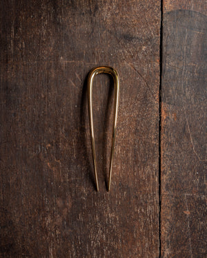 Machete Midi French Hair Pin Gold