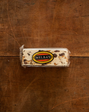 Melba's Confectionary Cherry Cranberry & Pistachio Nougat 130g